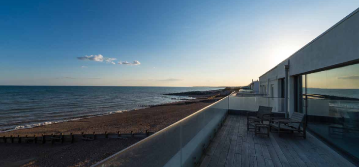 Western Esplanade seafront properties in Hove