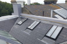 Slate roof, slate tiles