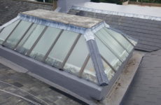 Central roof light, before, roof